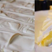 Tart with lemon curd and Italian meringue Lemon meringue cake from Gordon Ramsay