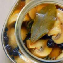 How to pickle champignons